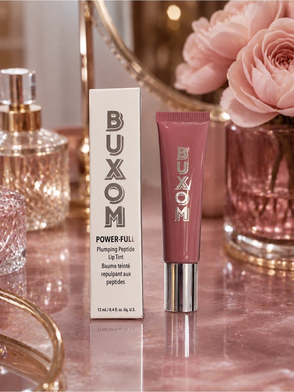 BUXOM POWER-FULL™ Plumping Peptide Lip Tint – Dolly Glaze